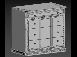 chest of drawers 3D Model