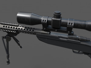 new iranian 762 mm rifle 3D 모델