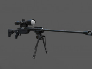 new iranian 762 mm rifle Modèle 3D