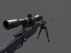 new iranian 762 mm rifle Modèle 3D