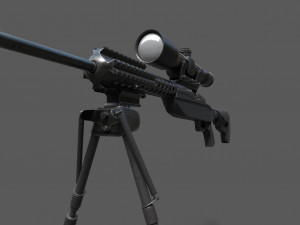 new iranian 762 mm rifle Modèle 3D