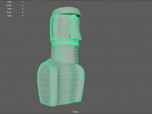 moai statue 3Dモデル