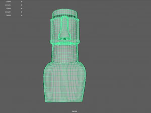 moai statue 3D Model