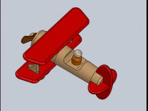 wooden toy plane 3D Print Model
