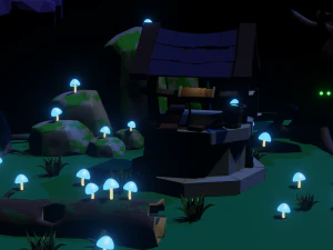 &aacute;gua bem Modelo 3D