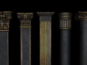 classic columns Modelo 3D