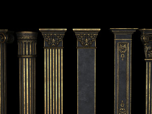 classic columns Modelo 3D