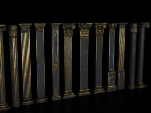 classic columns Modelo 3D