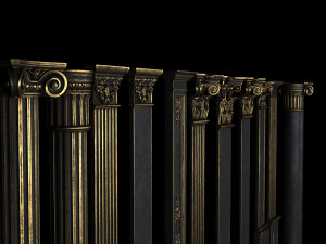 classic columns Modelo 3D
