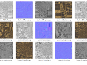 Classic columns Modelo 3D