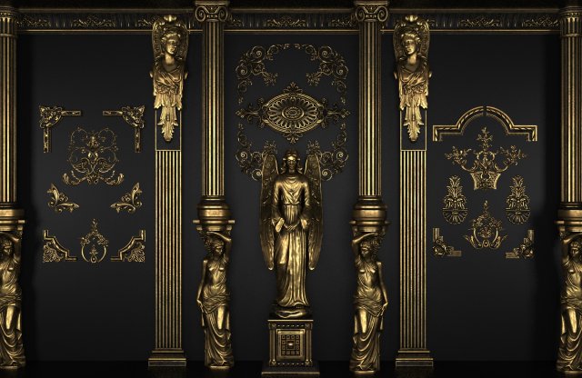 classic sclupture 3D 模型 .c4d .max .obj .3ds .fbx .stl .blend 