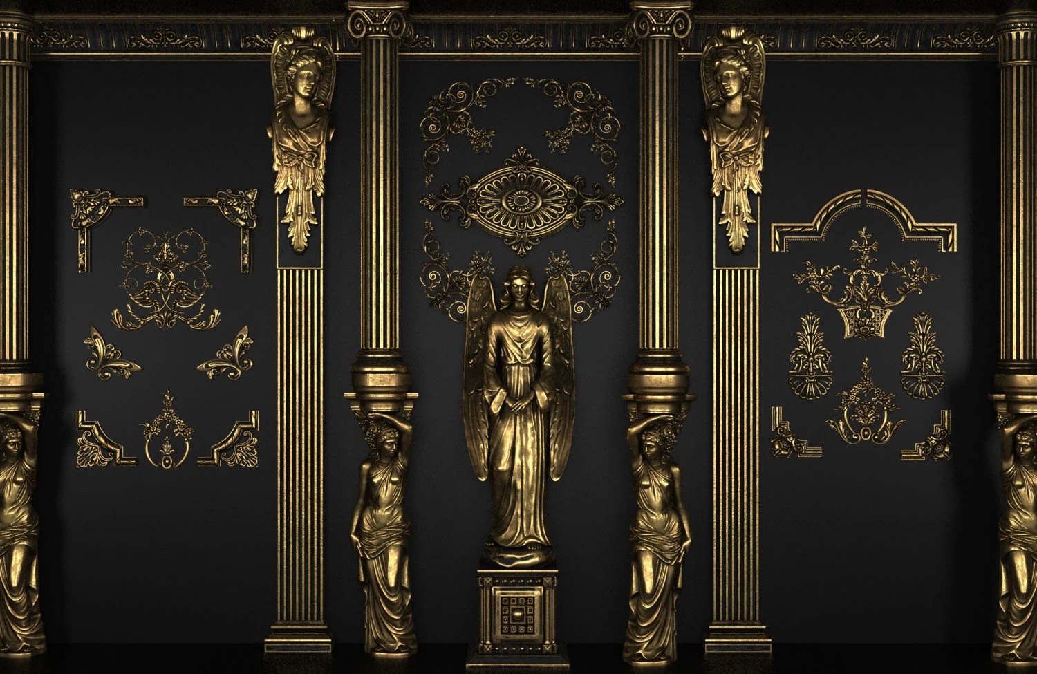 classic sclupture 3D Model .c4d .max .obj .3ds .fbx .stl .blend 