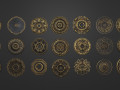 4k classic corniches 3D Model