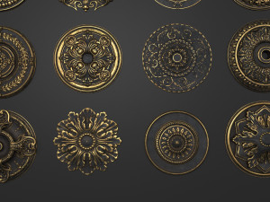 4k classic corniches Modelo 3D