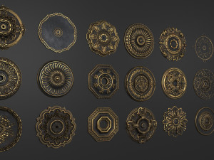 4k classic corniches Modelo 3D