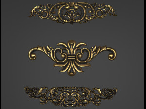 4k classic corniches 3Dモデル