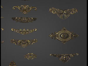 4k classic corniches 3Dモデル