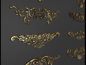 4k classic corniches 3Dモデル