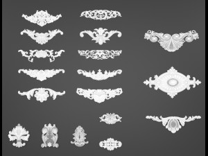 4k classic corniches 3Dモデル