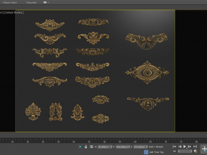 4k classic corniches 3Dモデル