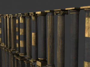 4k 클래식 열 3D 모델