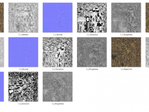 4k classical ornaments 3D 模型