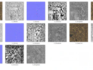 4k classical ornaments 3D Model