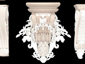 4k classical bracket 3D Model