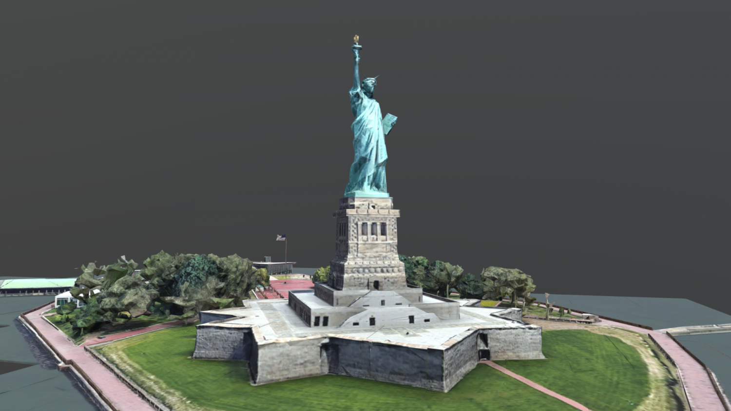 statue of liberty national monument 3D Models in Landmarks 3DExport