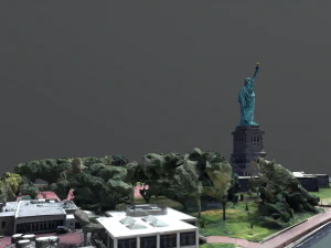 statue of liberty national monument 3D Model