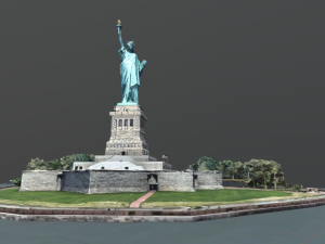 statue of liberty national monument Model 3D