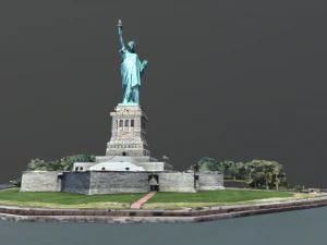 statue of liberty national monument 3D Model