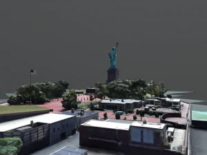 statue of liberty national monument 3D Model