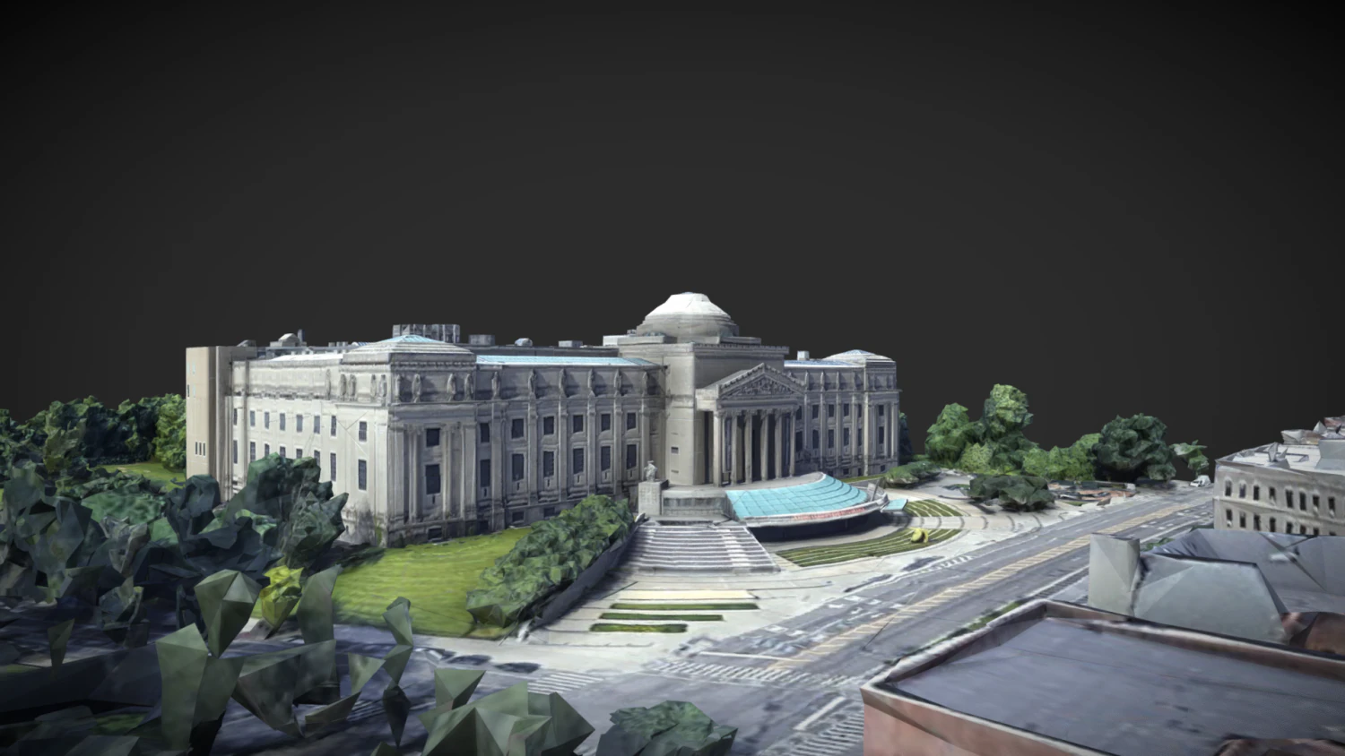 brooklyn museum 3D Model .c4d .max .obj .3ds .fbx .stl .blend 