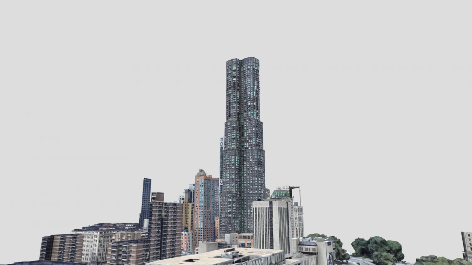 8 spruce street 3D Model .c4d .max .obj .3ds .fbx .stl .blend 