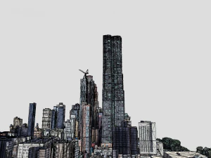 8 spruce street 3D Model