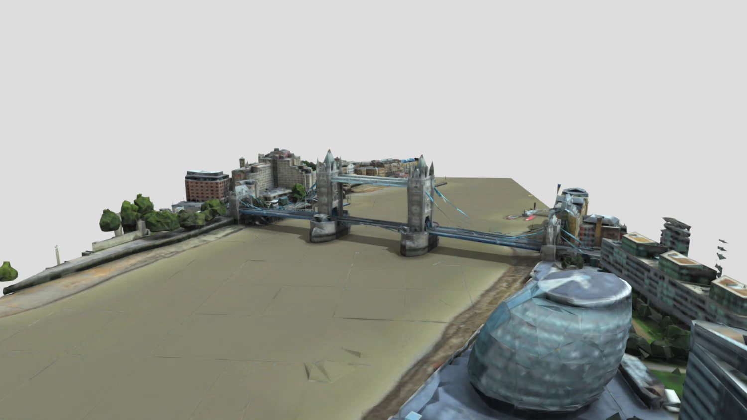 ponte da torre Londres Modelo 3D .c4d .max .obj .3ds .fbx .stl .blend 