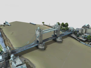 ponte da torre Londres Modelo 3D