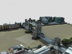 ponte da torre Londres Modelo 3D