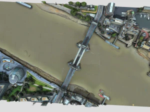 ponte da torre Londres Modelo 3D