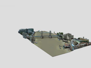 ponte da torre Londres Modelo 3D