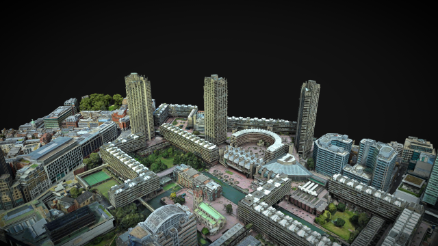 barbican estate and barbican centre 3D Model .c4d .max .obj .3ds .fbx .stl .blend 