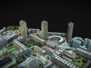 barbican estate and barbican centre Model 3D