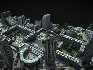 barbican estate and barbican centre 3D Model