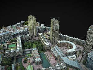 barbican estate and barbican centre 3D Model