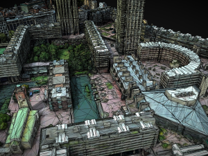 barbican estate and barbican centre 3D Model