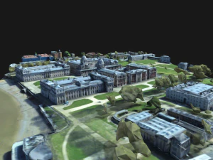 old royal naval college 3D Model