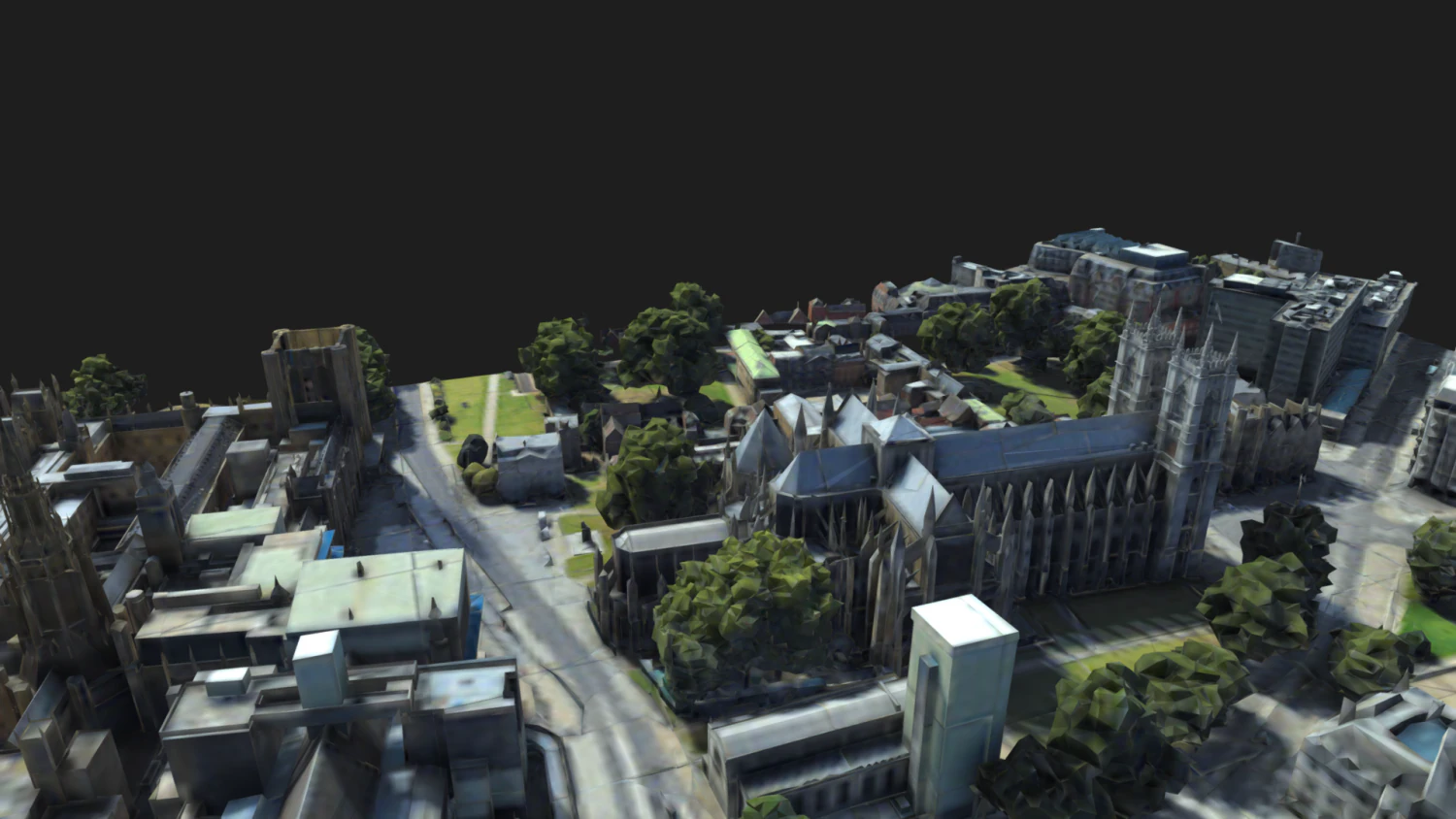 Abadia de Westminster Modelo 3D .c4d .max .obj .3ds .fbx .stl .blend 