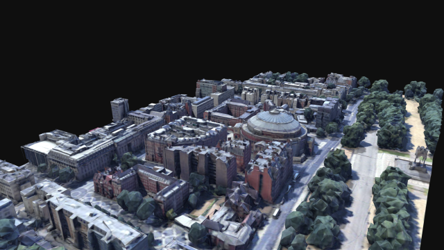 royal albert hall 3D 模型 .c4d .max .obj .3ds .fbx .stl .blend 