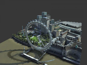 london eye 3D Model